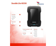 ADATA HD330 2TB USB 3.2 Gen. 1 Czarny - 495865 - zdjęcie 4